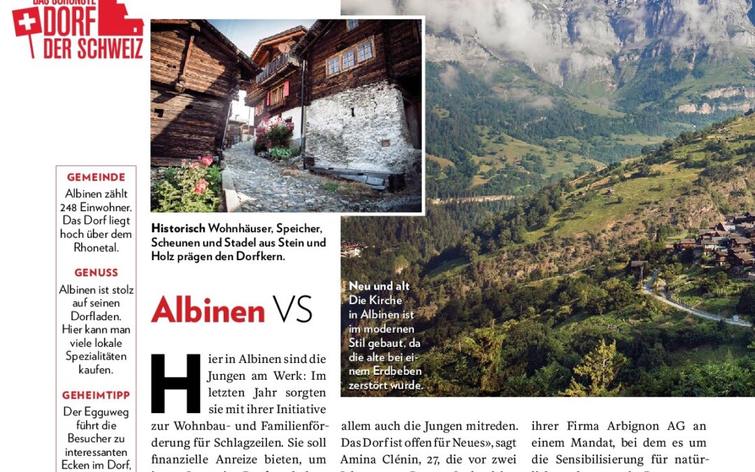 Schönstes Schweizer Dorf 2019: Albinen im Final – jetzt abstimmen!