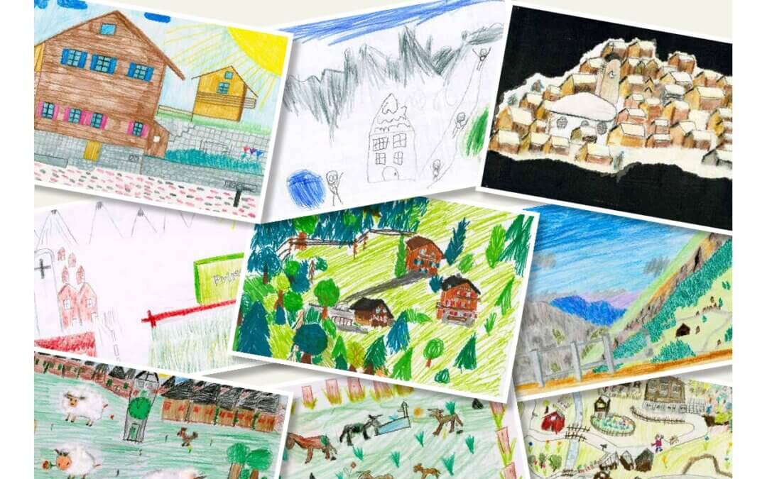 Albiner Dorfkalender 2022 – illustriert mit Kinderzeichnungen